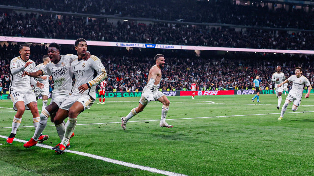 Real Madrid sahasında Almeira'yı 3-2 mağlup etti.