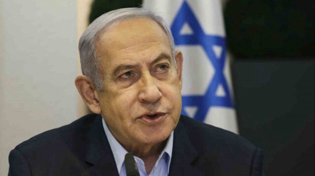 Le Premier ministre israélien, lors de sa rencontre avec les représentants des familles des captifs israéliens dans la bande de Gaza, le 22 janvier 2024.