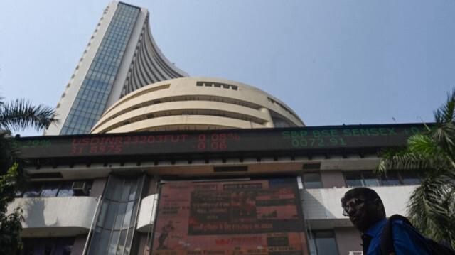 La Bourse de Bombay (BSE) en Inde.