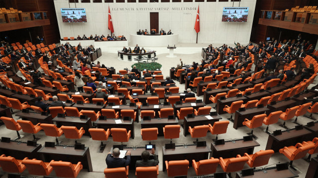 La Grande Assemblée nationale de la Turkiye (TBMM), le 24 janvier 2024.