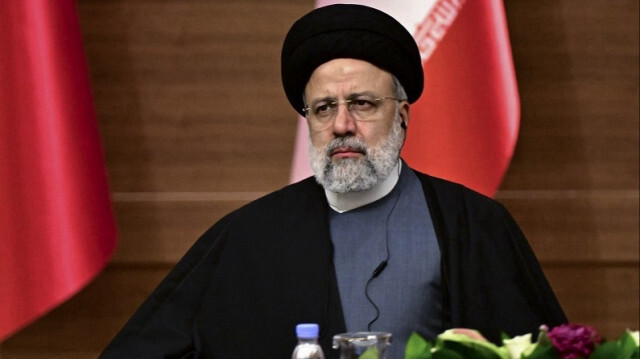 Le Président iranien Ebrahim Raisi participe à la 8e réunion du Conseil de coopération de haut niveau entre la Turquie et l'Iran au complexe présidentiel d'Ankara, en Turkiye, le 24 janvier 2024.