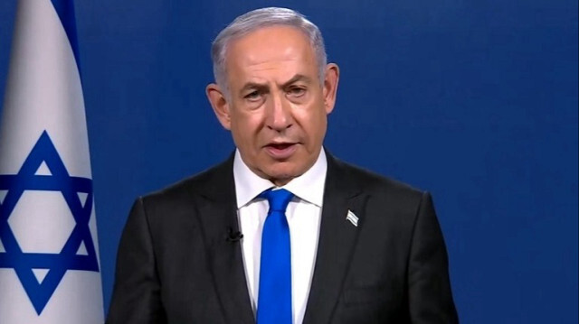 Le Premier ministre israélien, Benyamin Netanyahu a souligné dans une déclaration télévisée que l'accusation de génocide contre son pays "est non seulement mensongère, mais scandaleuse", le 26 janvier 2024.