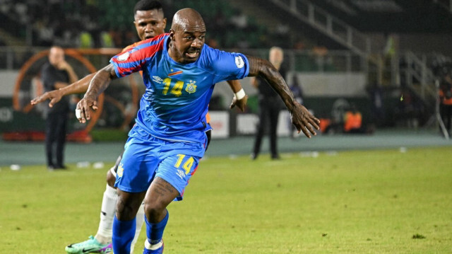 Le milieu de terrain congolais n°14 Gael Kakuta lors du match de football du groupe F de la Coupe d'Afrique des Nations (CAN) 2024 entre la RD Congo et la Zambie, au Stade Laurent Pokou à San Pedro, le 17 janvier 2024.
