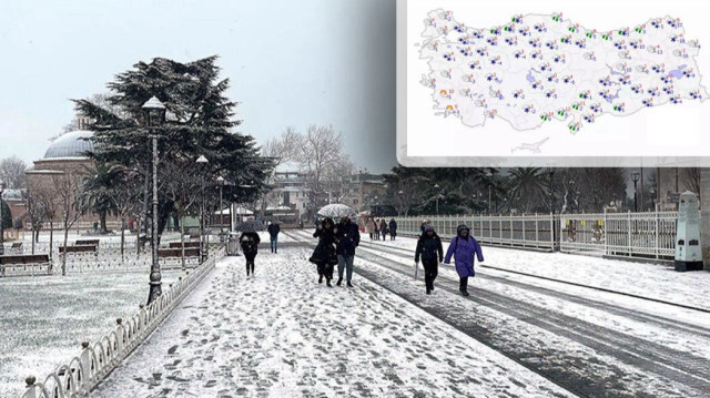 Meteoroloji hava durumu: Saat verildi İstanbul'a kar yağacak