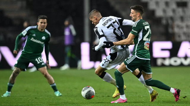 Yunanistan Süper Lig 20. haftasında Panathinaikos deplasmanda PAOK'a 2-1 mağlup oldu.