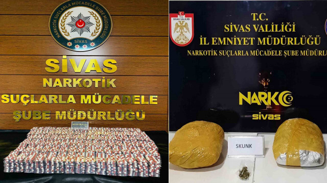 Sivas'ta uyuşturucu operasyonu: Beş zanlı tutuklandı