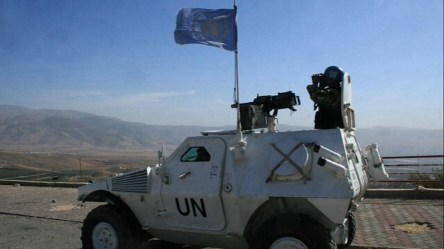 Un soldat de la paix de la Force intérimaire des Nations unies au Liban (FINUL).