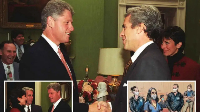 Amerikalı milyarder Jeffrey Epstein, eski ABD Başkanı Bill Clinton bir arada.