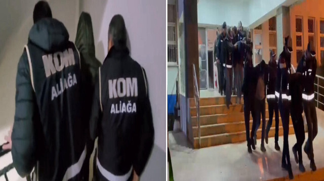 İzmir'de suç örgütüne operasyon: Altı zanlı göz altına alındı 