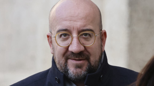 Le président du Conseil européen, Charles Michel, lors de la cérémonie d'hommage national à Jacques Delors à Paris, le 5 janvier 2024.