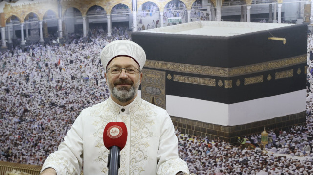 Le président des Affaires Religieuses de la République de Türkiye, Ali Erbas, le 8 janvier 2023.