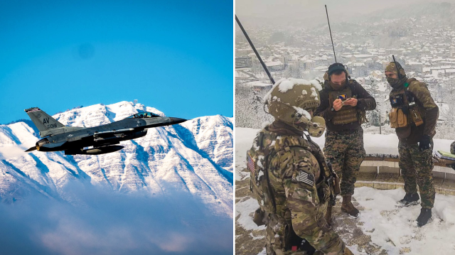 Bosna Hersek ve ABD silahlı kuvvetleri ortak tatbikat yaptı.