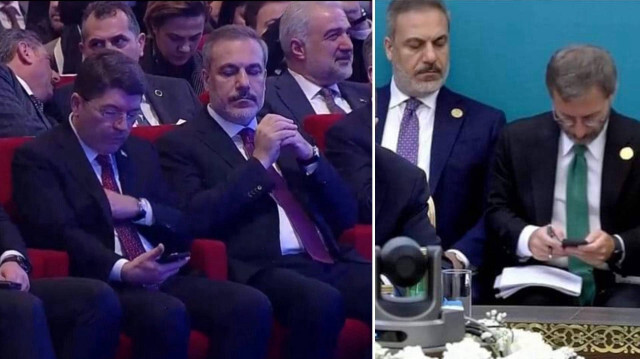 Dışişleri Bakanı Hakan Fidan'ın Adalet Bakanı Yılmaz Tunç'la olan fotoğrafı gündem oldu.