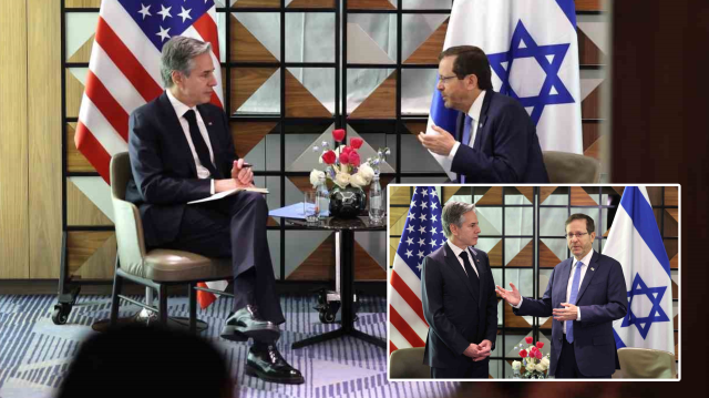 ABD Dışişleri Bakanı Antony Blinken - İsrail Cumhurbaşkanı Isaac Herzog