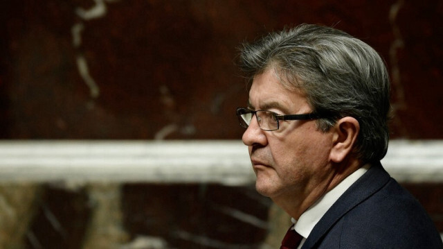 Le leader du parti français LFI, Jean-Luc Mélenchon. 