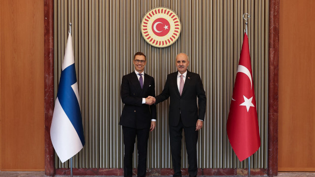 TBMM Başkanı Numan Kurtulmuş-Finlandiya Cumhurbaşkanı Alexander Stubb