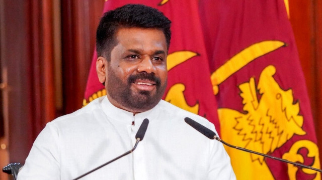 Le nouveau président du Sri Lanka, Anura Kumara Dissanayake.