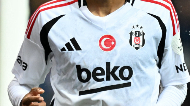 Le footballeur international portugais de Beşiktaş, Gedson Fernandes, après son but inscrit face à Kayserispor, le 30 septembre 2024.