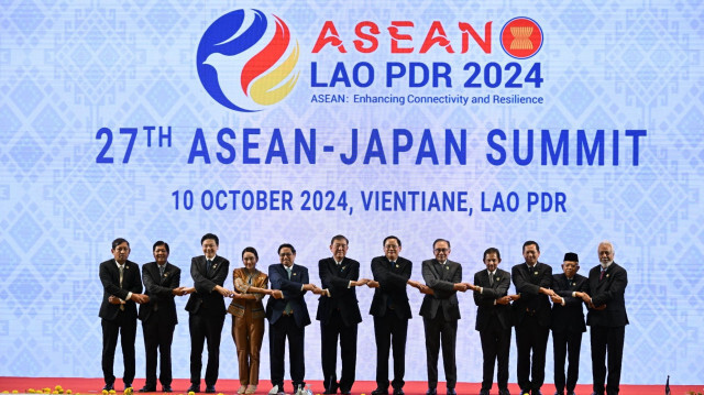Le Sommet Japon-ASEAN à Vientiane au Laos, le 10 Octobre 2024.