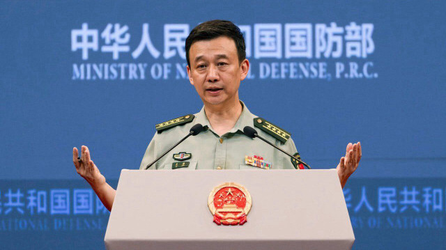 Le porte-parole du ministère chinois de la Défense nationale, Wu Qian.
