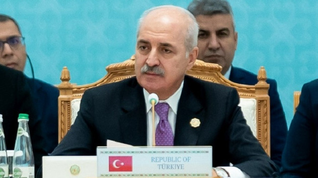 The Turkish parliament speaker Numan Kurtulmus