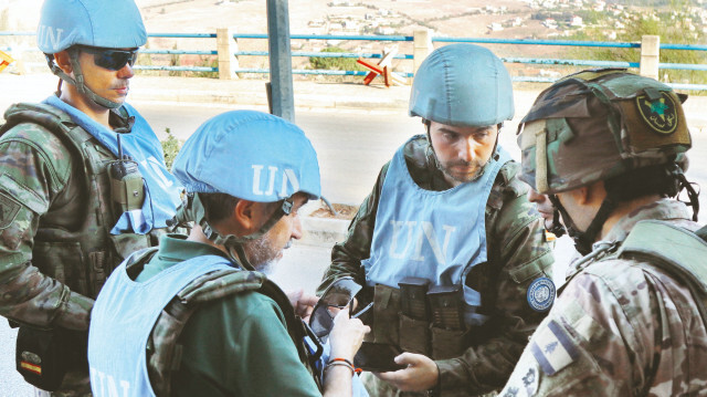 Litani Nehri ile sınır hattı arasındaki Mavi Hat olarak adlandırılan bölgede 2006 yılından beri UNIFIL askerleri görev yapıyor.