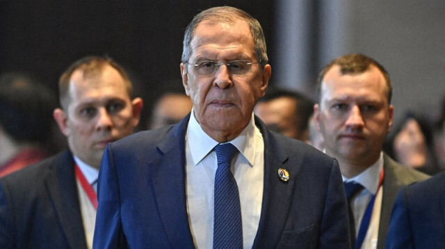 Le ministre des Affaires étrangères de la Fédération de Russie, Sergueï Lavrov.
