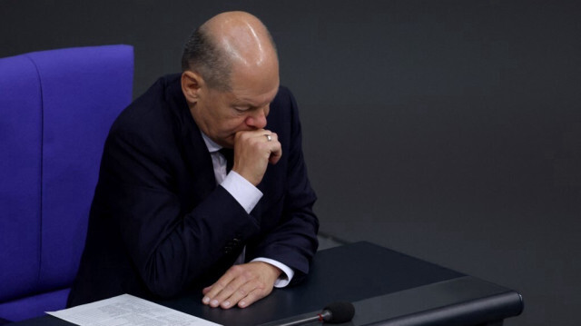 Le chancelier fédéral d'Allemagne, Olaf Scholz.