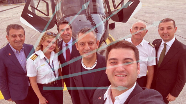 Kafe açılışına helikopterle giden Özgür Özel sosyal medyada tepki çekti