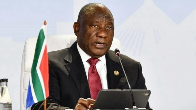 South Africa's president Cyril Ramaphosa 