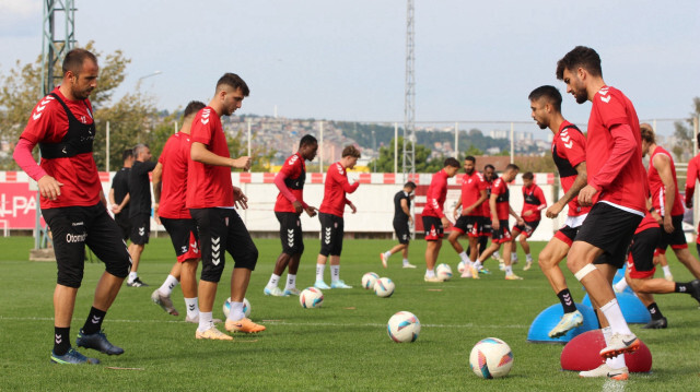 Samsunspor'da Fenerbahçe maçı hazırlıkları devam edildi.