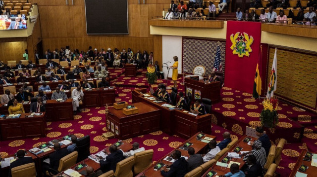 Le parlement ghanéen, à Accra.