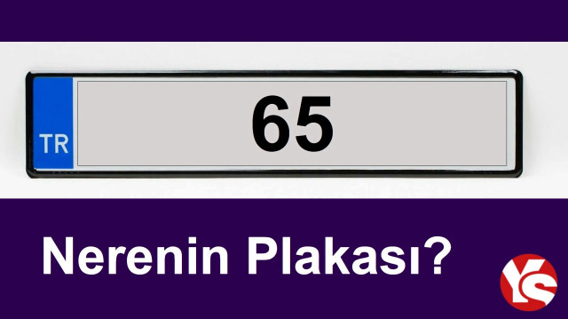 65 Plaka Kodu Neresi?