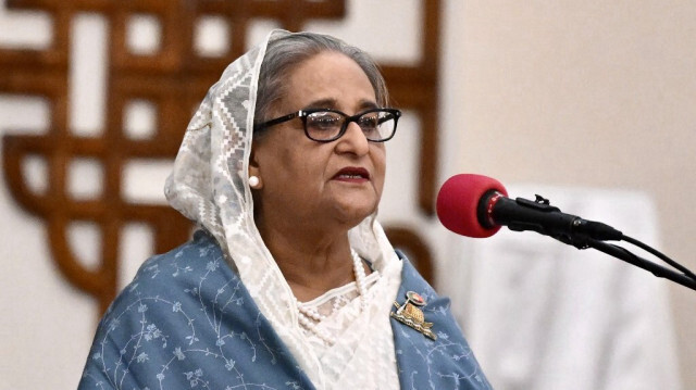 L'ancienne Première ministre du Bangladesh, Sheikh Hasina.