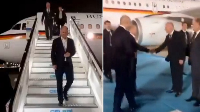 Almanya Başbakanı Olaf Scholz, İstanbul'a geldi.