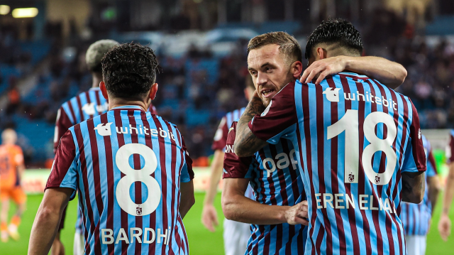 Trabzonsporlu oyuncuların gol sevinçleri