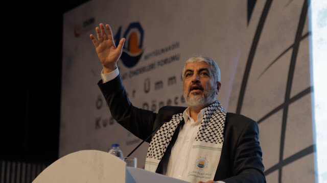 Hamas'ın yurt dışı sorumlusu Halid Meşal açıklama yaptı.