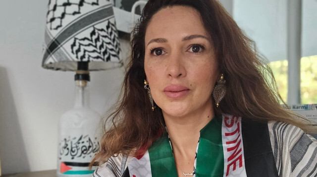 La militante des Droits de l'Homme franco-marocaine Zineb El Rhazoui, le 4 octobre 2024.