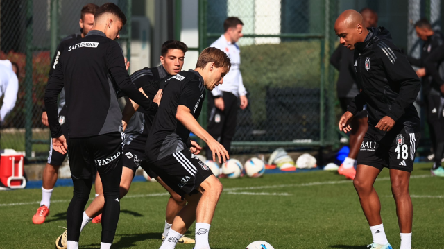 Beşiktaş, Olympique Lyon maçı hazırlıklarına başladı
