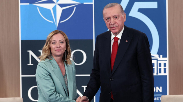 İtalya Başbakanı Giorgia Meloni - Cumhurbaşkanı Recep Tayyip Erdoğan