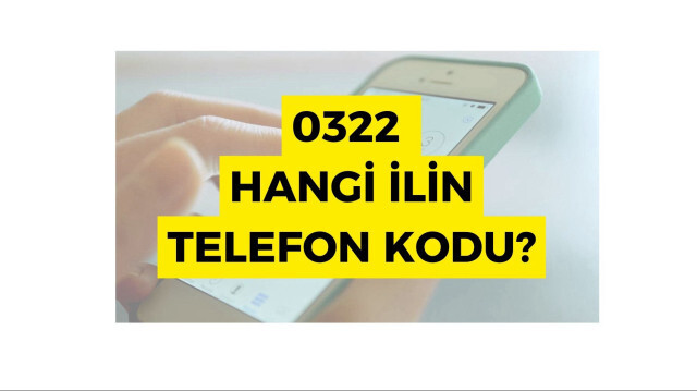 0322 telefon kodu