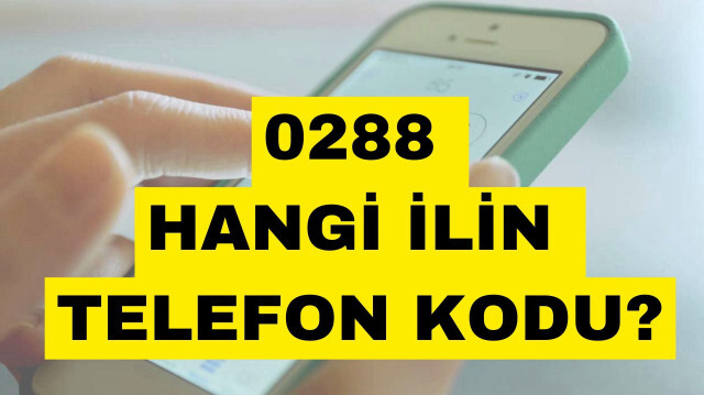 288 telefon kodu