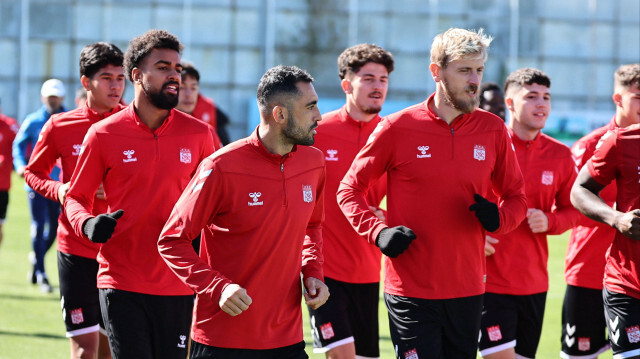 Sivasspor takımı son hazırlıklarını yaptı. 