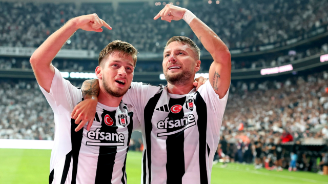 Beşiktaş'ın maçtaki en önemli gol silahları Immobile ve Semih Kılıçsoy olacak.