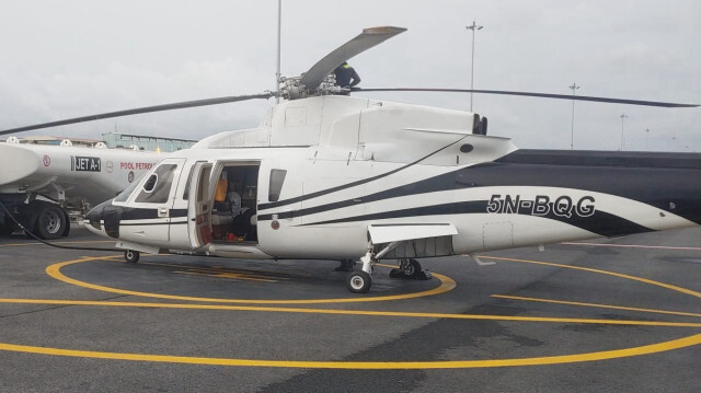 L'hélicoptère s'est écrasé dans l'océan près de Bonny alors qu'il se rendait de la base aérienne de Port Harcourt à l'installation offshore de Nuim Atan. 