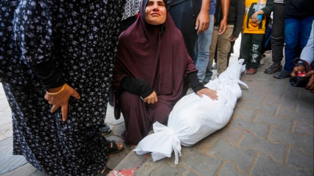 L'un des nombreux enfants palestiniens qui ont perdu la vie lors d'une récente attaque de l'armée israélienne à Deir Al-Balah dans la Bande de Gaza, le 28 octobre 2024.