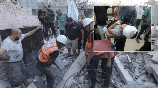 İsrail'in Gazze'ye saldırılarında onlarca kişi hayatını kaybetti.