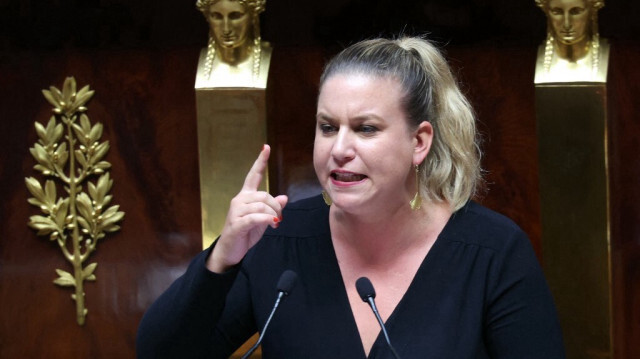 La présidente du groupe LFI à l'Assemblée nationale, Mathilde Panot.