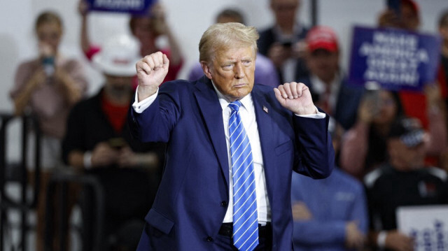 L'ancien président des États-Unis et candidat républicain à l'élection présidentielle, Donald Trump.