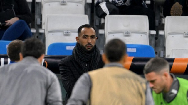 Le conseiller sportif de Marseille, Medhi Benatia, au stade Vélodrome à Marseille, le 30 novembre 2023.